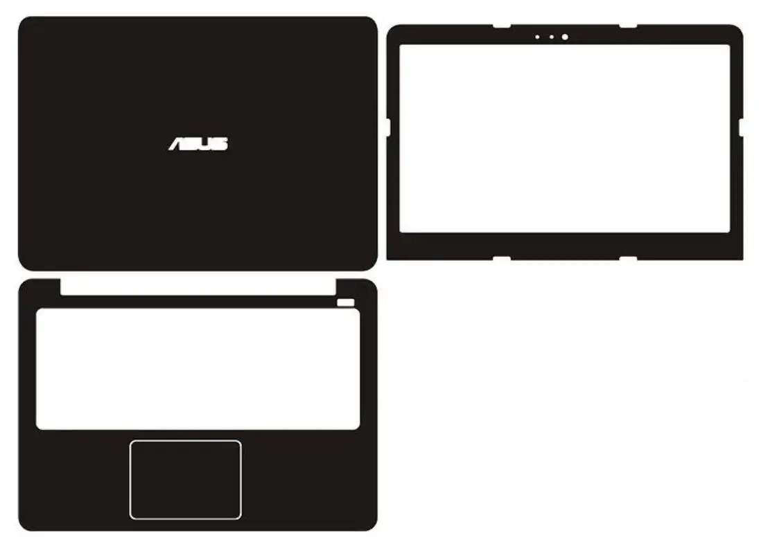 Кожаная/углеволоконная наклейка для ноутбука ASUS Rog Strix GL503 GL503VD GL503VM Hero Edition 15 6