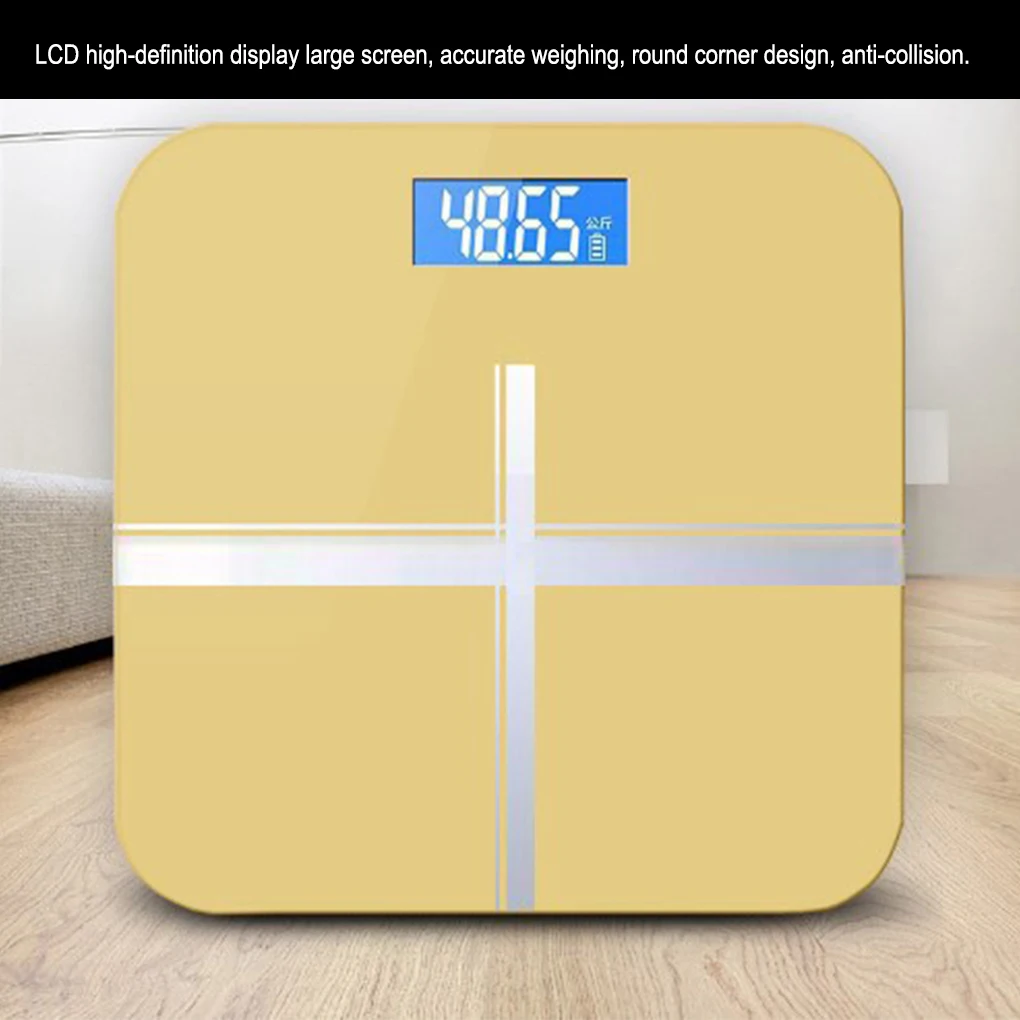 

Электронные весы, точный квадратный анализатор массы тела для ванной комнаты