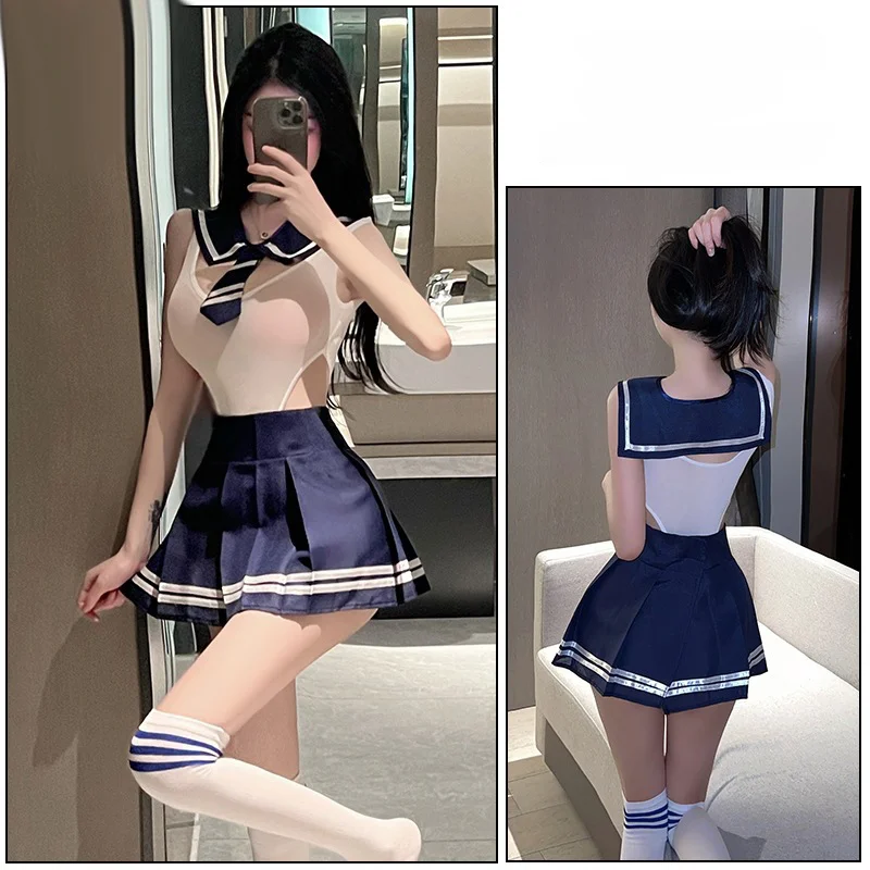 

Kawaii Lingerie Women's Underwear Panties Cosplay Costume Stripper Outfit Dancewear Exotic Body Costume Woman Adult Lip Tint Toy