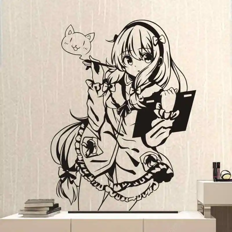 Наклейка на стену Eromanga Sensei стеклянная наклейка автомобиль TIzumi Sagiri виниловый