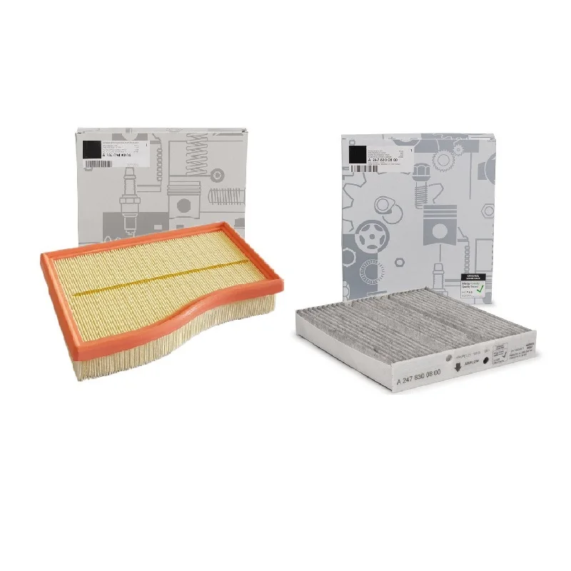 

Воздушный фильтр + салонный фильтр для Mercedes Benz A-Class W177 B-CLASS W247 CLA X118 C118 GLA H247 GLB X247 2019 2020