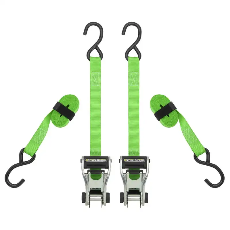 

X Tie Down, 1in x 12ft, 1500lb, Green, 9093, 2 Pack Ropa para perros hembra однжда для собак мелких Dogs clo