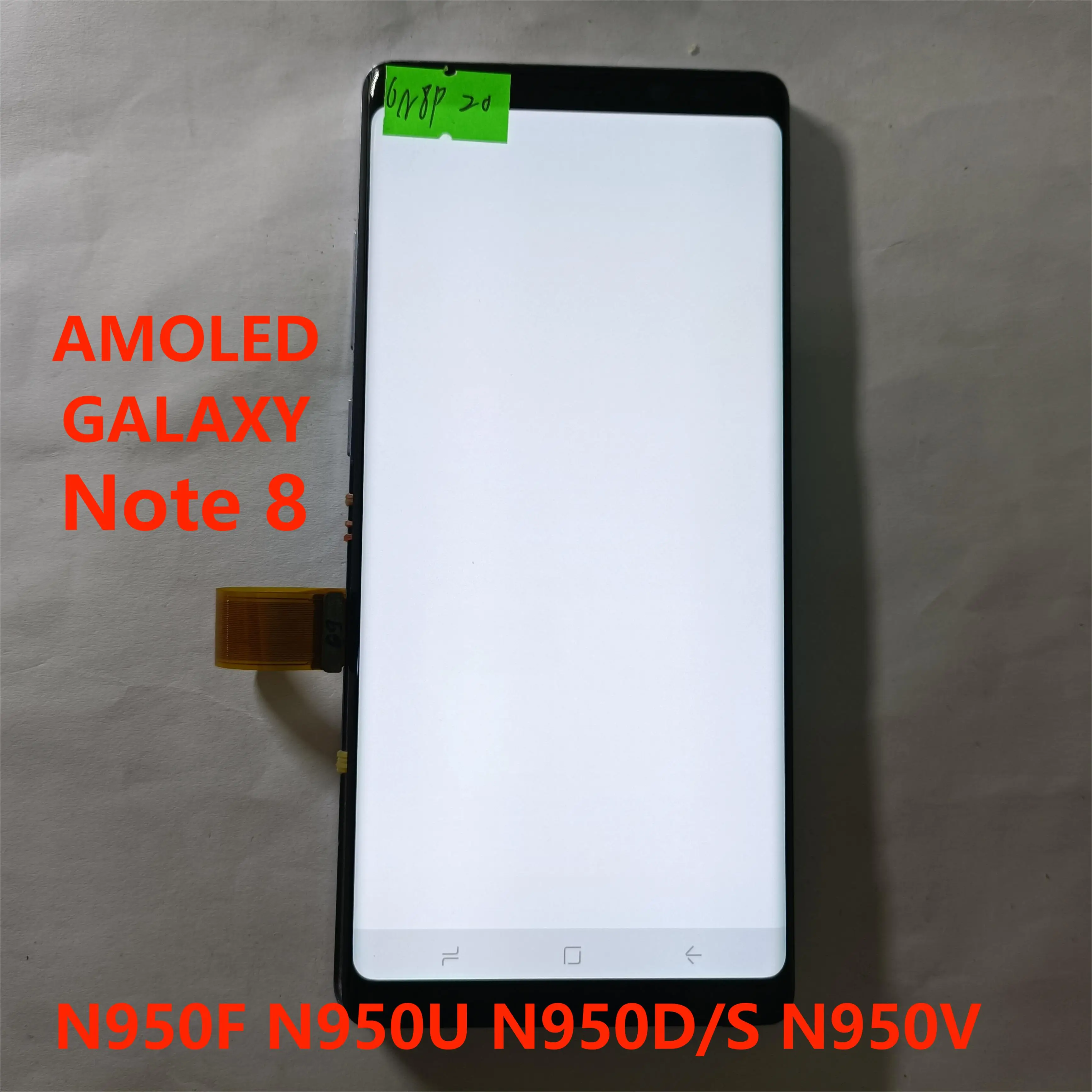 

100% Оригинальный закругленный экран телефона Note8 N950F N950U N950D/S N950V подходит для Galaxy Note 8