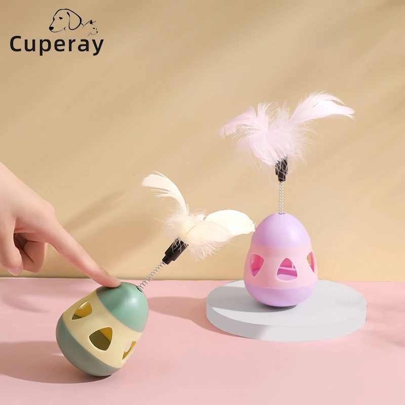 

Интерактивные игрушки в виде перьев для кошек, автоматические игрушки для кошек, упражнения, игрушки для кошек, играйте в Чейз, вращающиеся игрушки для кошек с перьями