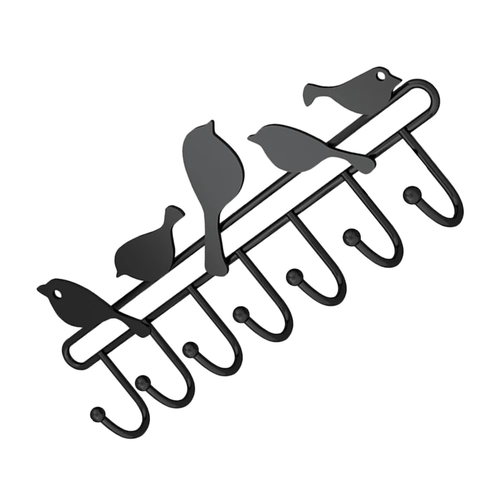 

Wall Hooks Coat Rack Hook Decorative Birds Mounted Hangerbranch Decor Towel Metal Bath Bathroom Kitchen Bedroom Jacket Mount