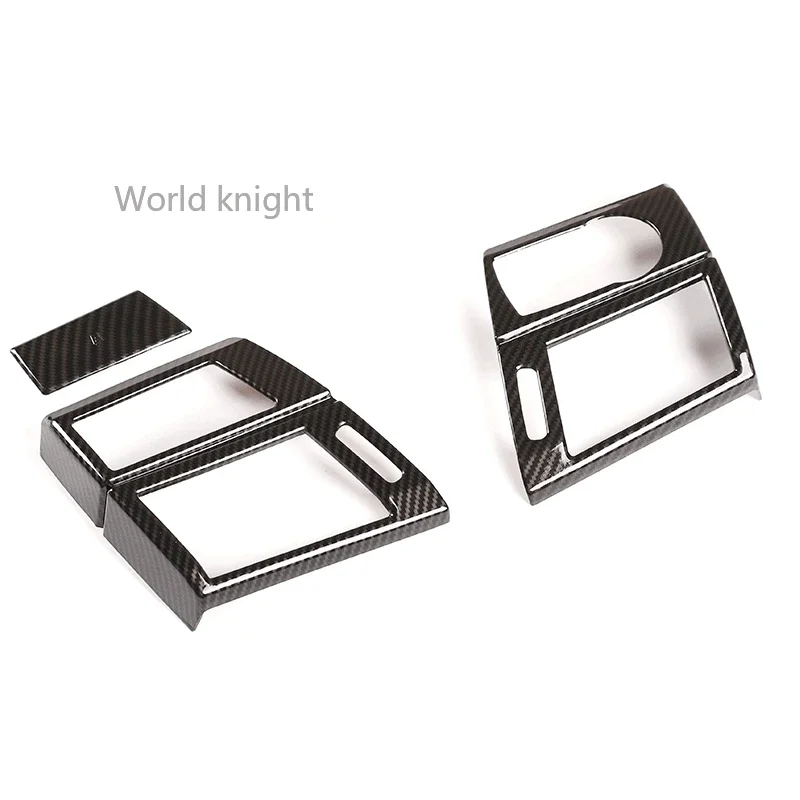 Для BMW X3 E83 2006-10 ABS углеродное волокно Автомобильная приборная панель боковое