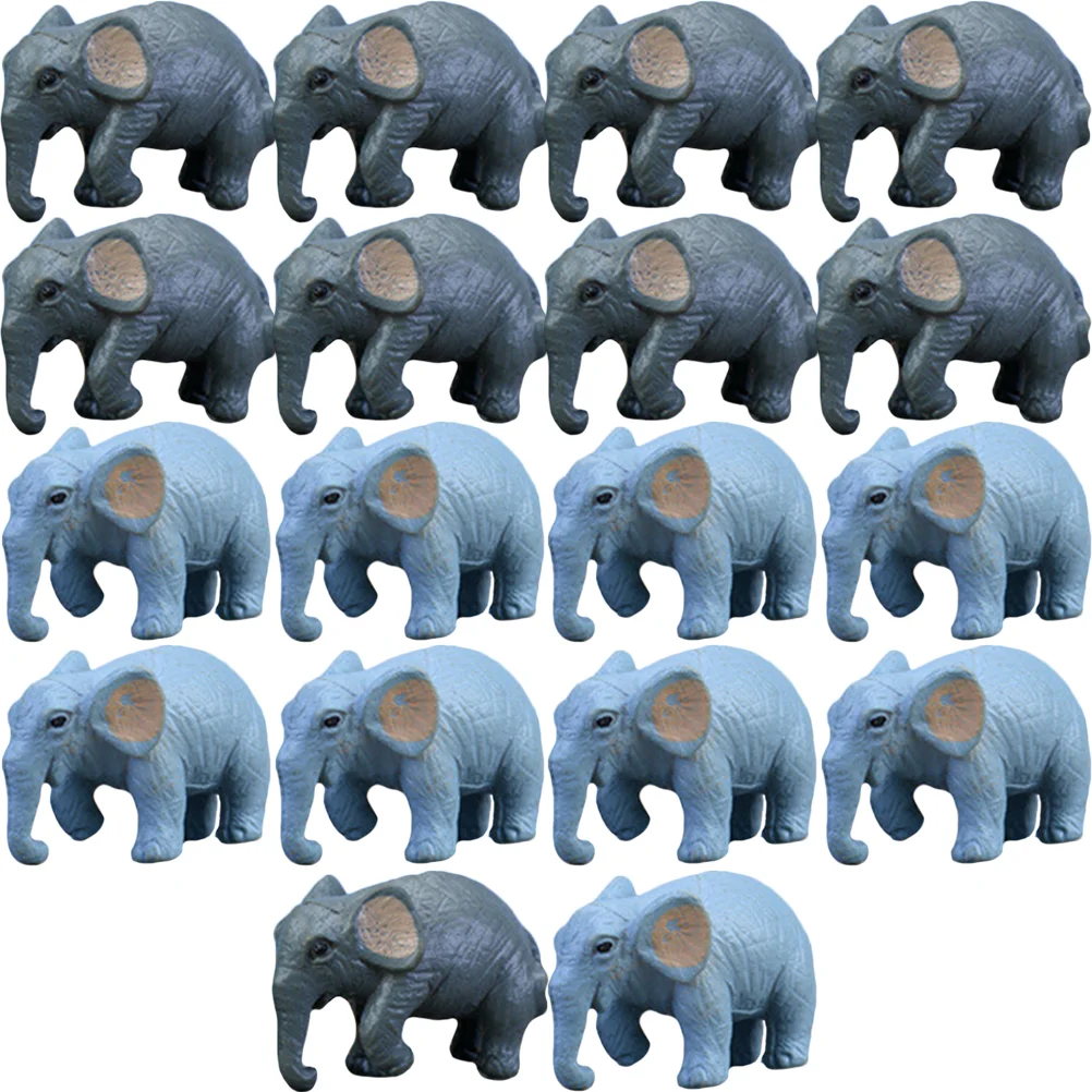 

18pcs Home Garden Decoration Ornament Accessories Party Bonsai Landscape Small Statue Miniature Elephant