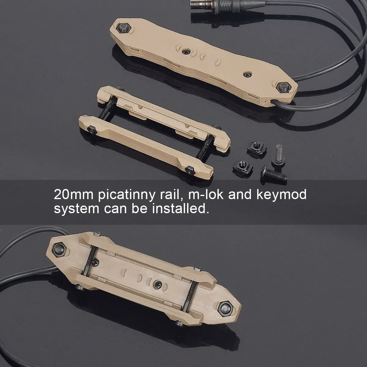 Тактический переключатель давления кнопка дистанционного управления двойная