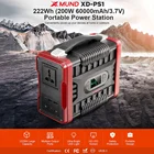 Портативная внешняя зарядная станция с USB-портом, 60000 мА  ч, 220 В