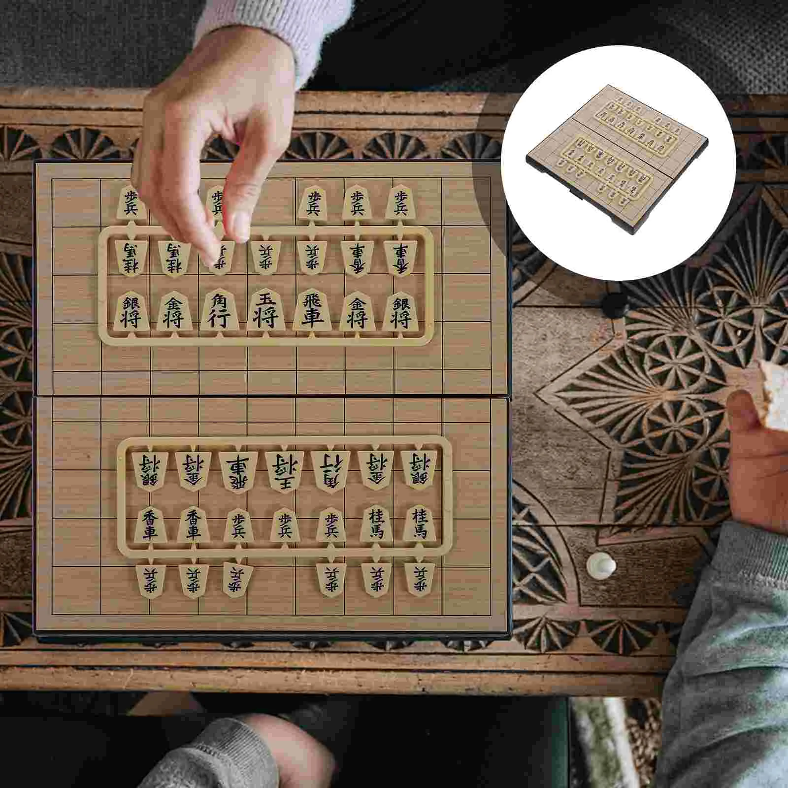

Японские шахматы Shogi, Складная магнитная доска Shogi, шахматы Xiangqi с ящиками и традиционными игральными деталями