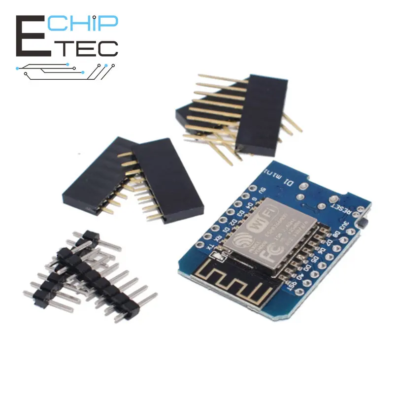 

Free shipping 1PCS D1 Mini NodeMcu Lua WIFI Internet of Things Development Board Based ESP-12F ESP8266 with Pins