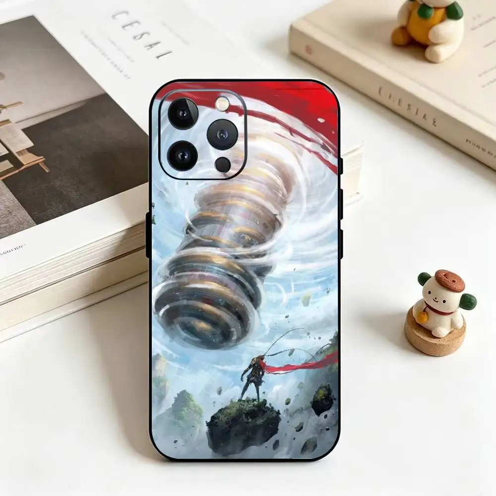 Фото Чехол для телефона B-BlackMyth W-Wukong из черного силикона для iPhone 11 12 13 14 15 16 17 Plus Pro Max №3
