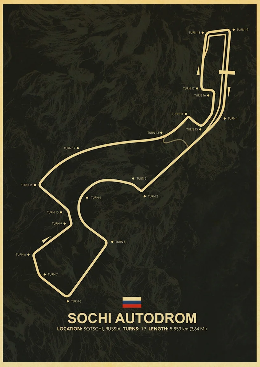 

Карта гоночного матча F1 snapseed