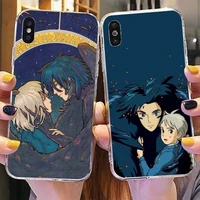 howls howls moving castle phone case for iphone 11 12 13 mini pro max 8 7 6 6s plus x 5 se 2020 xr xs case shell