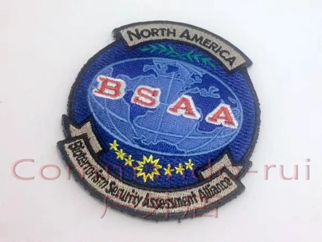 Новые игровые болезни 5 Северной Америки BSAA биотерозм Оценка безопасности Альянс Косплей искусственная вышивка дизайн
