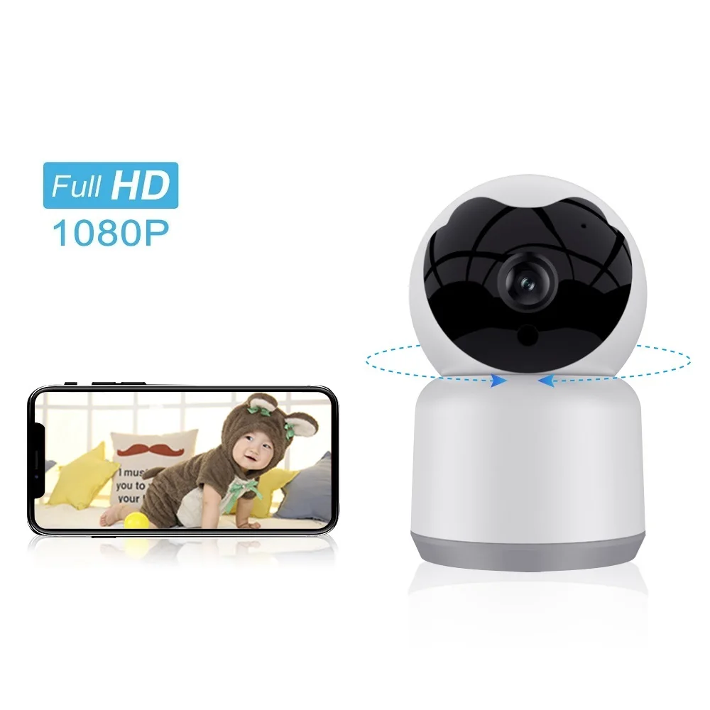 

IP-камера видеонаблюдения, 1080P, Wi-Fi, 2 МП, ночное видение