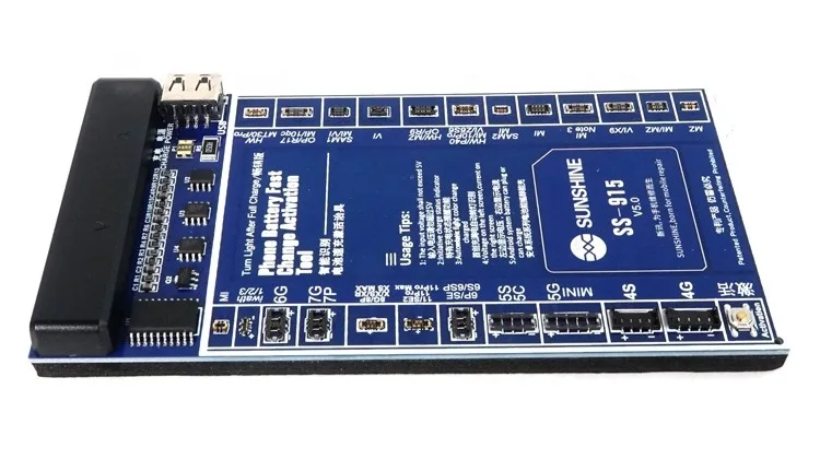 

Sunshine SS-915 Universal Battery Activation Board For iPhone Andriod Fast Charge Circuit Board Charging Phone Repair Tools