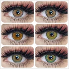 Контактные линзы EYESHARE для макияжа глаз, 3 тона, 1 пара