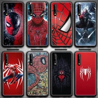 marvel the amazing spider man phone case for huawei p20 p30 p40 lite e pro mate 40 30 20 pro p smart 2020