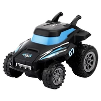 124 2 4g mini rc car with led light stunt dumper watch radio remote control electric climbing childrens toys
