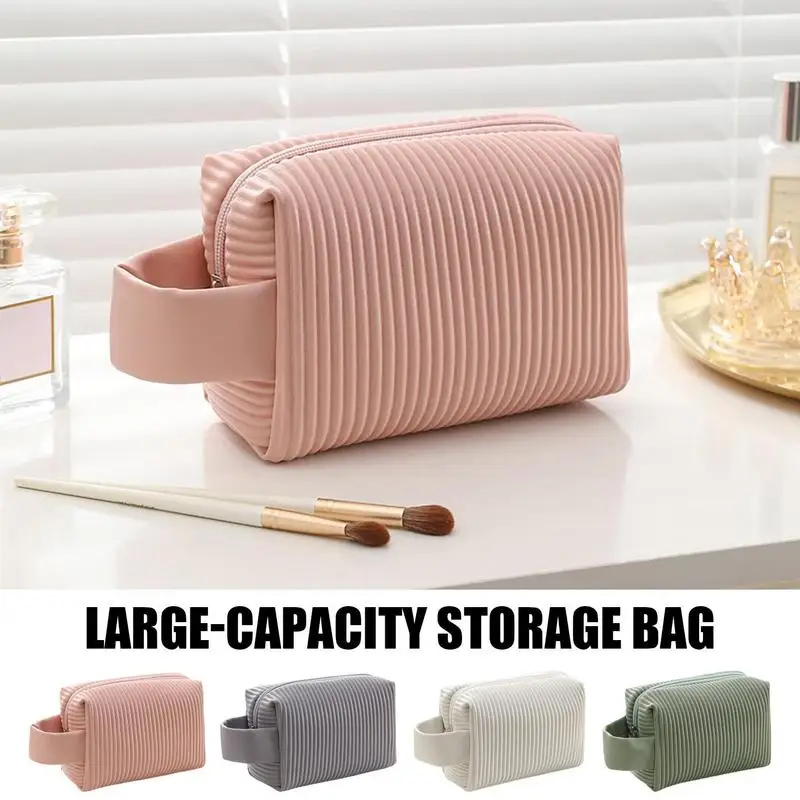 

Дорожная косметичка, органайзер для макияжа, женские сумки для туалетных принадлежностей, портативная Водонепроницаемая вместительная косметичка для женщин, уход за кожей