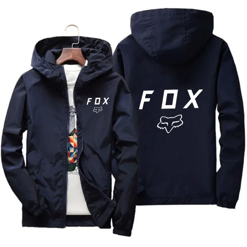 Модные брендовые мужские куртки из лисы пальто с капюшоном ветровка Мужская