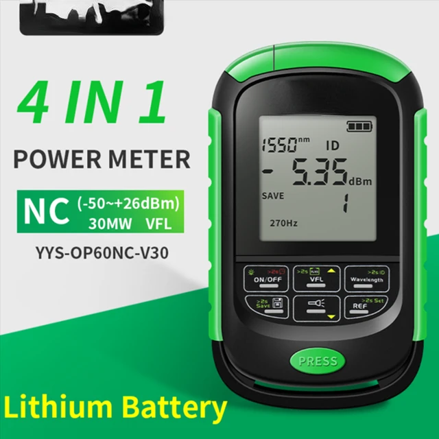 

Многофункциональный волоконно-оптический измеритель мощности Mini 4 в 1, 5 км, 15 км, 30 км, Визуальный дефектоскоп, сетевой кабель, лазерный тесто...