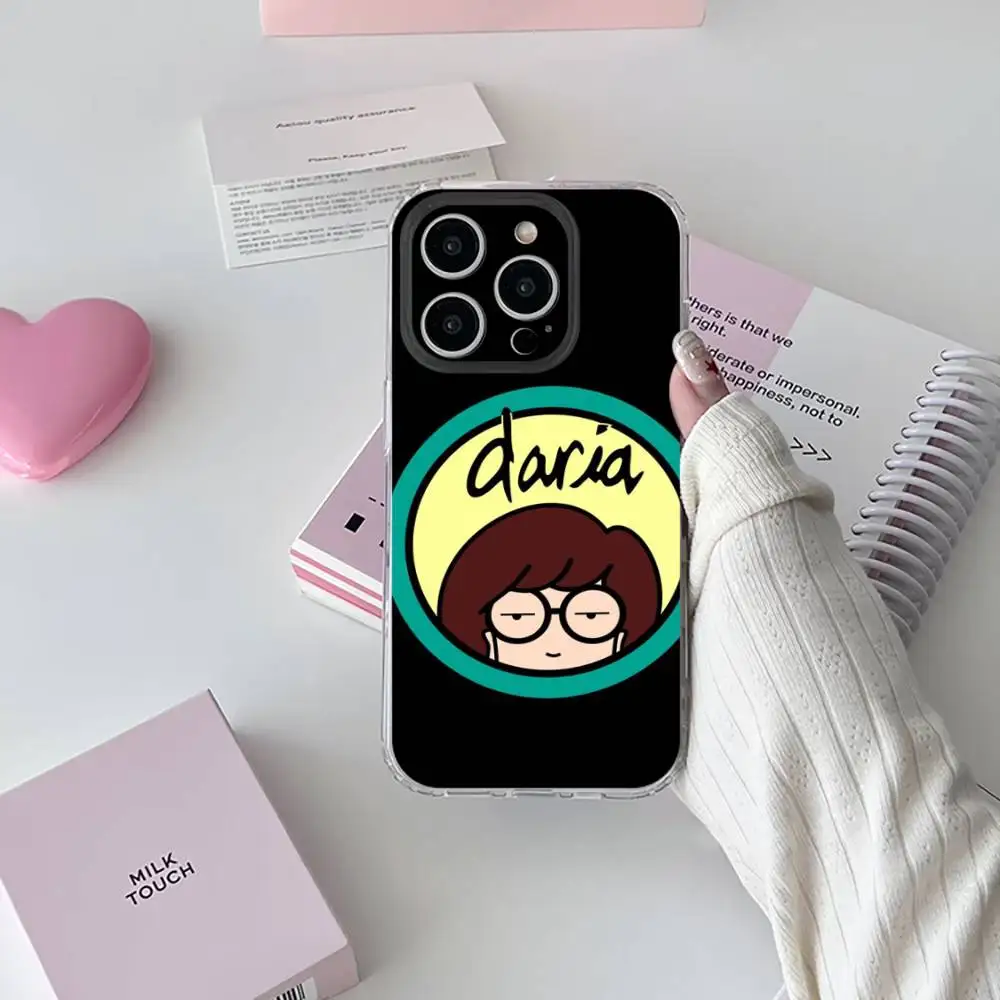 Фото Humor D-Daria Morgendorffer Прозрачный защитный чехол для телефона iPhone 11, 12, 13, 14, 15, 16, 17 Pro Max Plus Air Mini №4