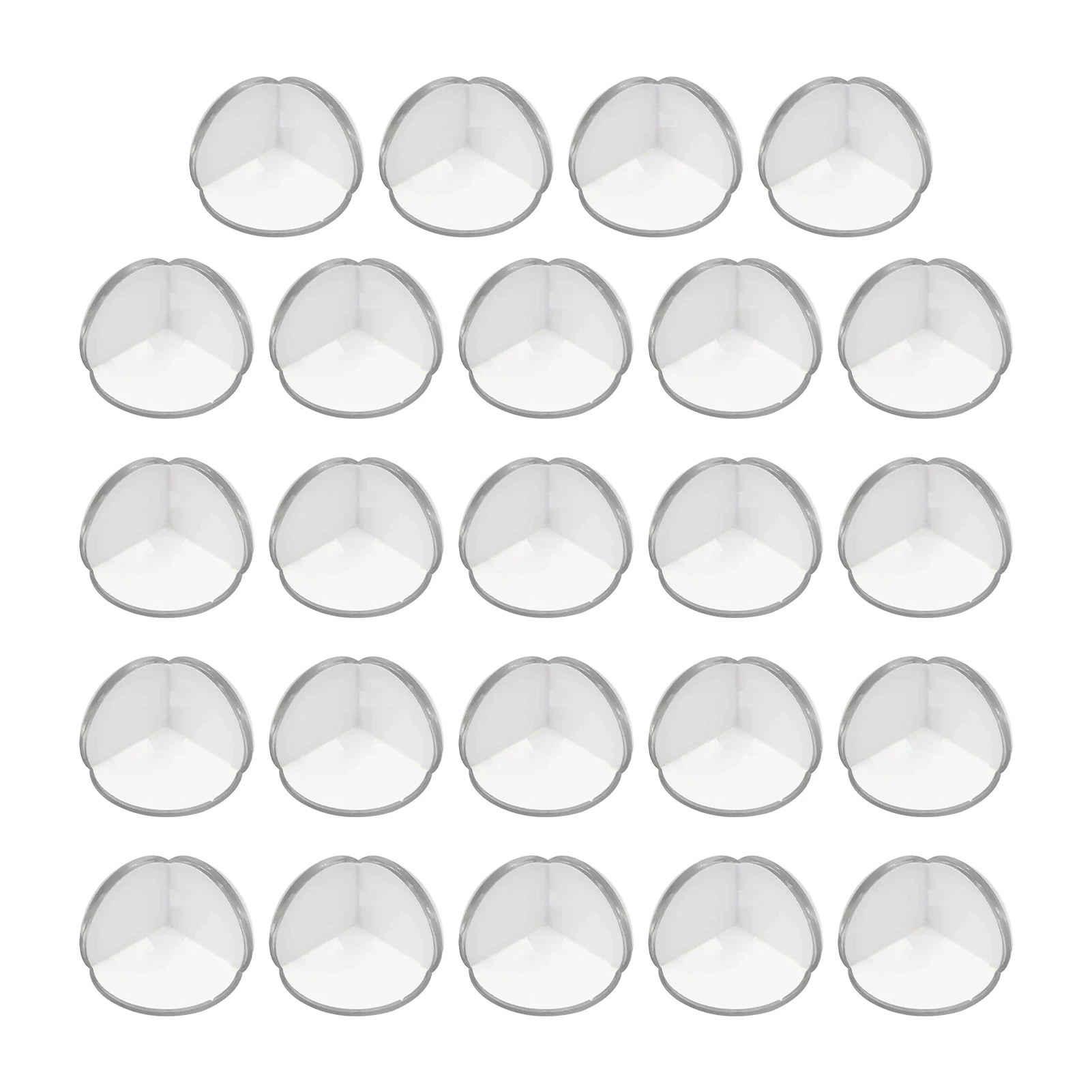 

24pcs/pack Ultra Clear Protection Self Adhesive Edge Bumper Cabinet Table Corner Guard Child Safety Baby Proof Easy Install Soft