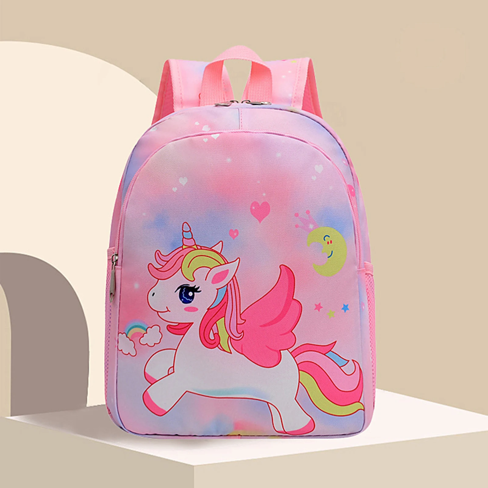 

Disney Cartoon Backpack Children Cute Unicorn Schoolbag New Primary School Mermaid Backpack Large Capacity Kindergarten Bag
