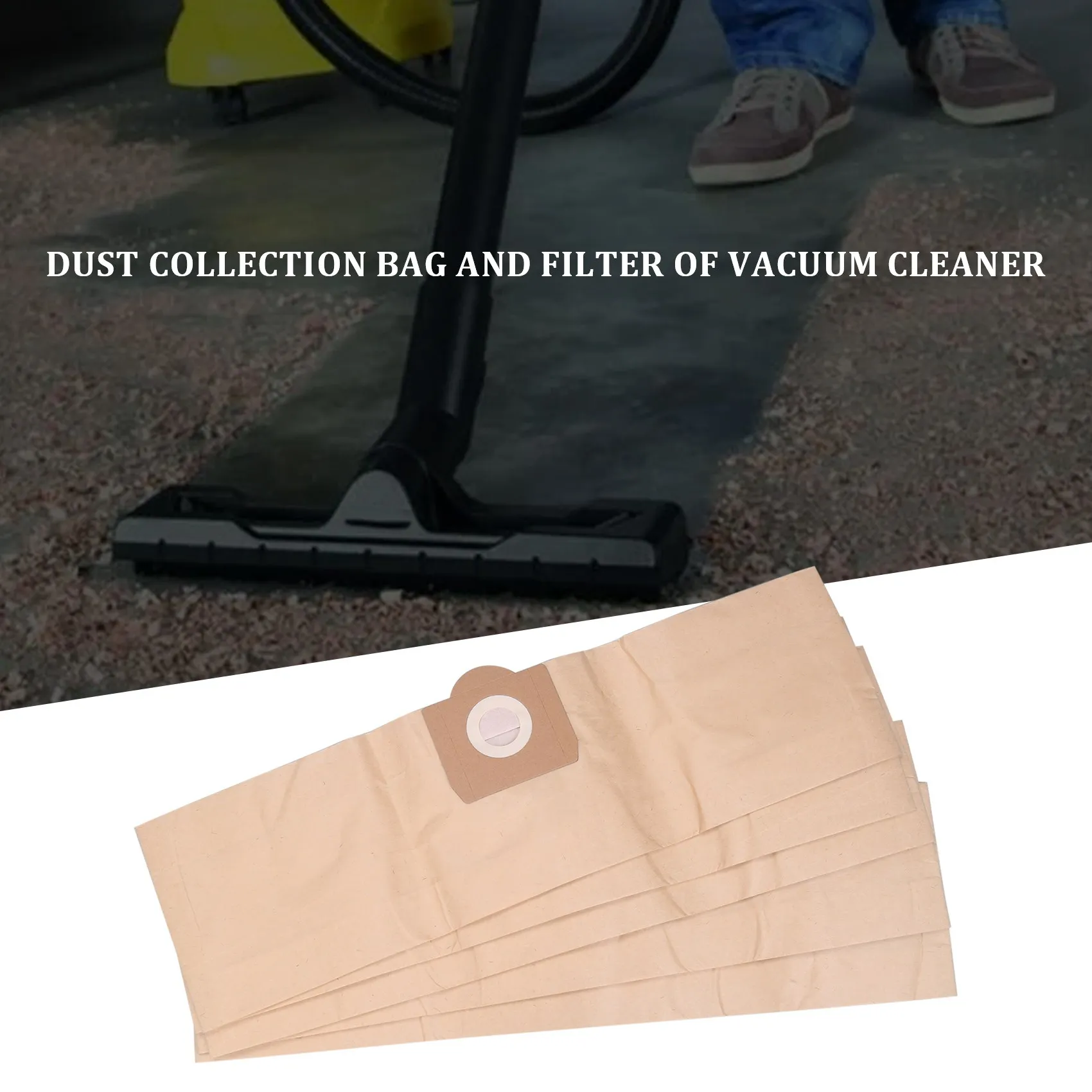 Мешки для пыли DT56 (5 шт.) и фильтр (1 шт.) для пылесосов KARCHER WD3 Premium, WD 3.300 M, WD 3.200, WD3.500 P, 6.959-130 (art.: 3920dbd97301a) - 3920dbd97301a