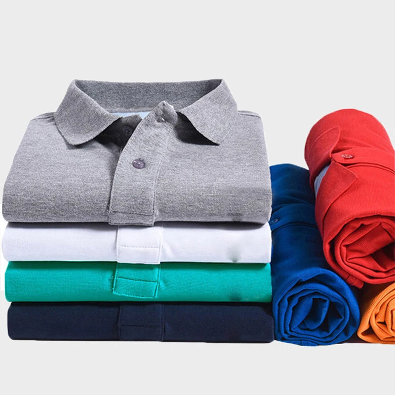 

Latest Fashion 2022 Men's Polo Shirts Top Quality Polo Shirts Cotton Short Sleeves Men's Summer Lapel Solid Color Polo Shirts