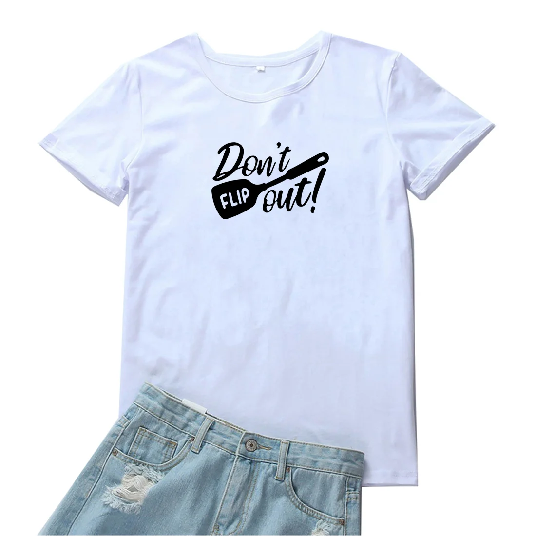 

Don't Flip Out Tee Shirt Tee Womens Pattern Women T-shirts