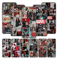 marvel avengers aesthetic for samsung galaxy a52s a72 a71 a52 a51 a12 a32 a21s 4g 5g funda soft tpu black phone case capa cover