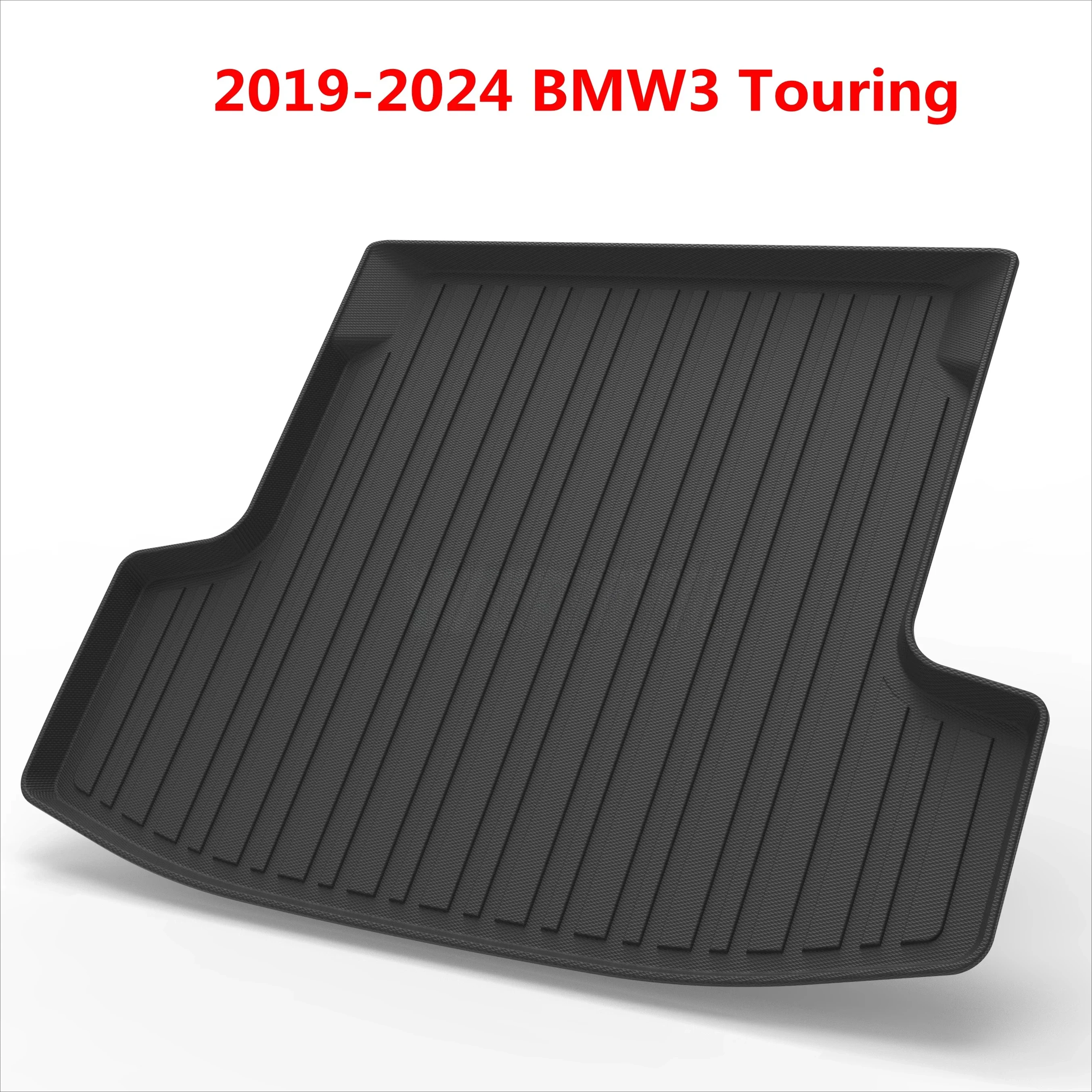 Фото Эксклюзивные коврики TPE для пола и багажника для BMW G21 serii 3 Touring (2019-2024) — всепогодные, нескользящие автомобильные аксессуары №4