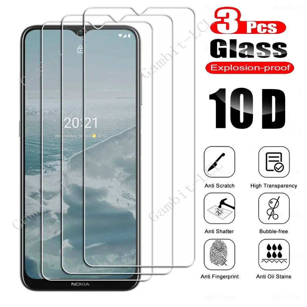 

3PCS Tempered Glass For Nokia G11 G21 1.4 2.4 5.3 5.4 C10 C20 C30 G10 G20 G50 X10 X20 XR20 8.3 5G C1 Plus Screen Protector Film