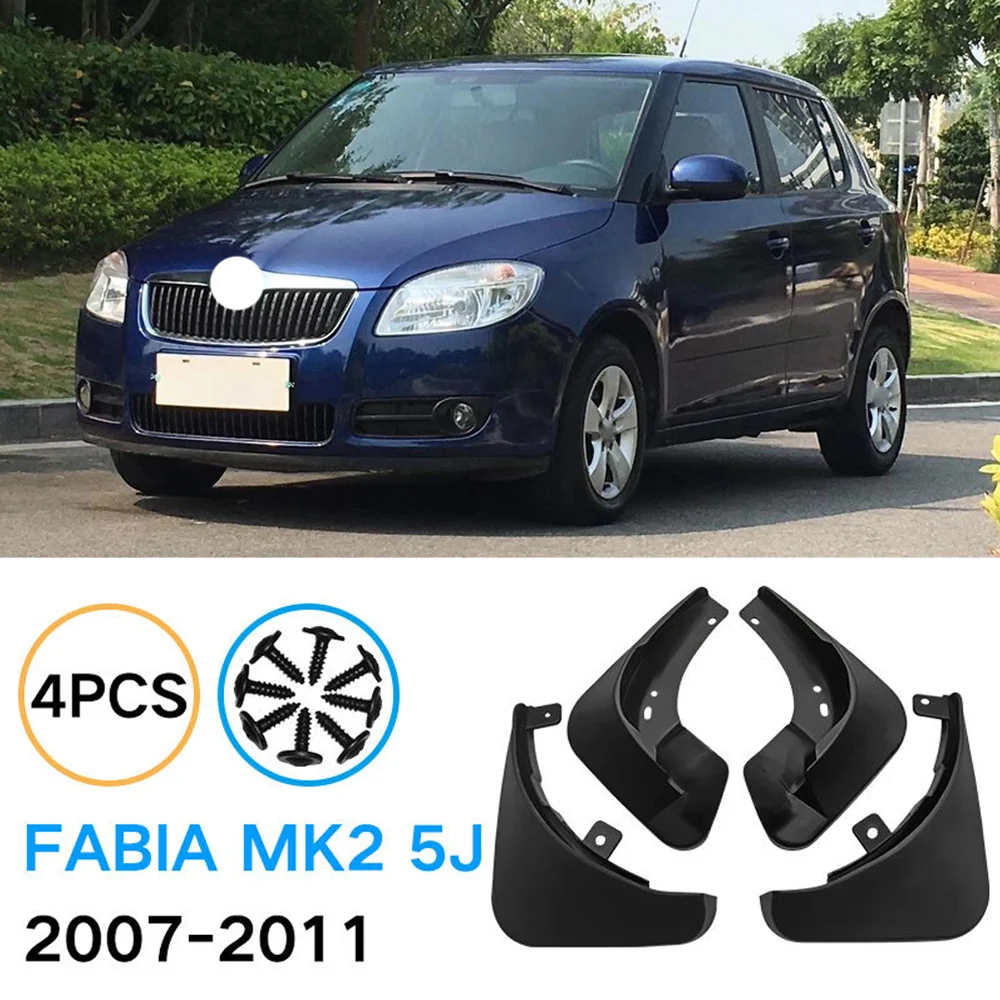 Новое обновление автомобильных брызговиков для Skoda Fabia 2 5J Mk2 2007-2014 брызговики