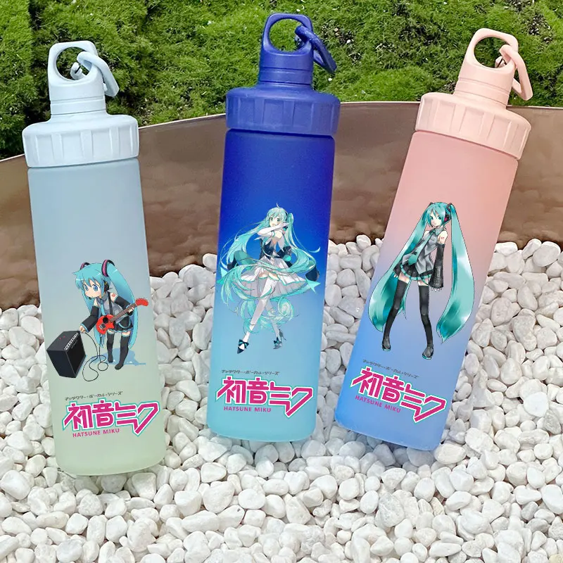 Детская чашка для воды Hatsune Miku 600 мл 21 унций знак уровня спортивная бутылка