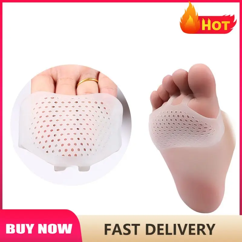 

2pcs Silicone Metatarsal Pads Pain Relief Foot Pads Toe Separator Orthotics Foot Massage Anti-slip Cushion Foot Skin Care Tool