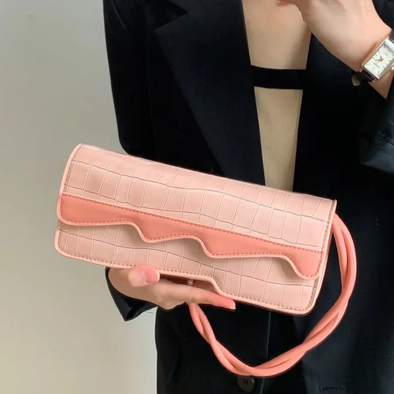 

Новинка 2022, Модная элегантная сумка через плечо, сумка под подмышку, подходящая ко всему сумка-багет, Офисная Повседневная сумка