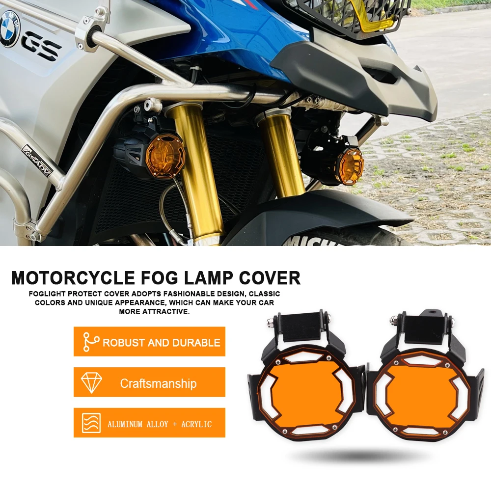 Фото Защитная противотуманная фара для мотоцикла, 7 цветов, подходит для BMW R1200GS ADV LC F750GS F850 GS 1200 №2