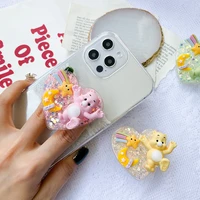 Extendable Phone Holder Cute Tellphone Grip Holder for Girls Women Universal Mobile Stand for Korea Japanese Phone Accessories