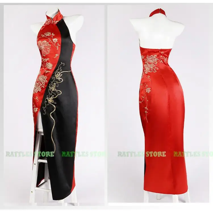 Женские парики для косплея Ada Wong Qipao, одежда для костюмов с ...