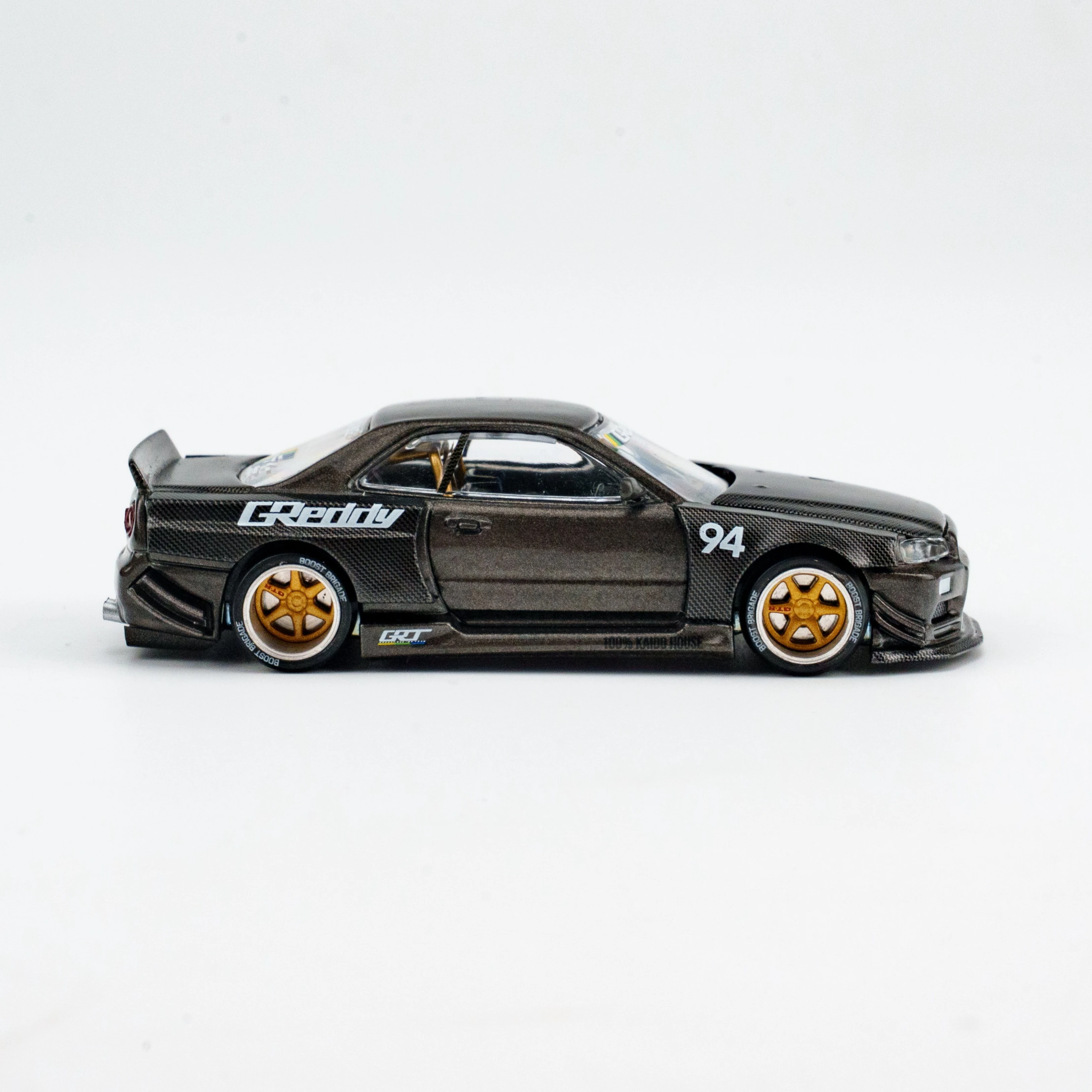 Фото Модель автомобиля Diecast Kaido House + MINIGT 1:64 Scale Skyline GT-R R34 из сплава №4