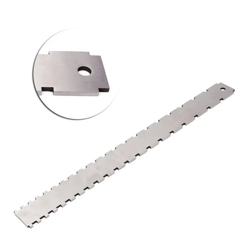 

Notched Guitar Neck Straight Edge Stainless Steel For Fender Gibson Luthier Tool Silver Guitar Accessories And Parts