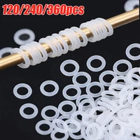 120240360pcs o ring white rubber seal ring diameter 8mm washer cross heat resistant food grade silicone o ring rubber circles
