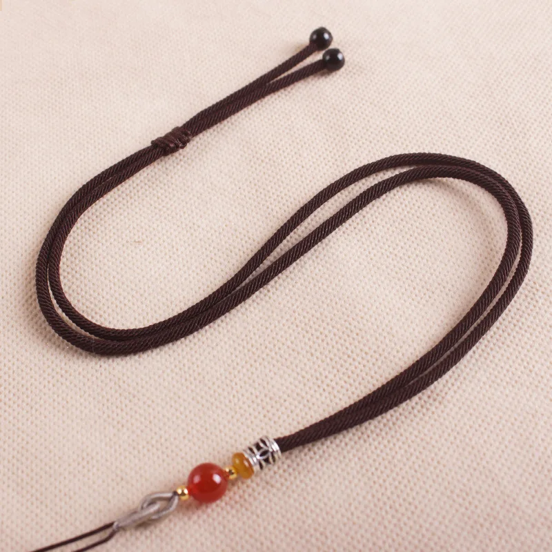 10 шт. колье, сплетенный в основном, подвеска на веревке, плетеная шея, украшение, нейлоновый Ретро танцевальный режим,