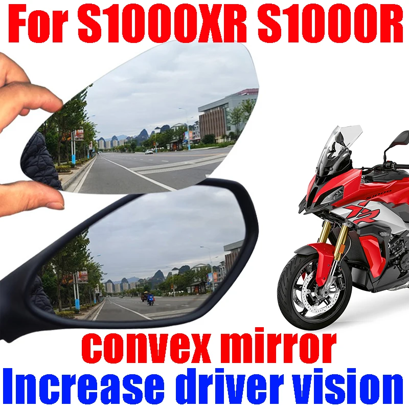 For BMW S1000XR S1000R S1000 S 1000 XR R 1000XR Accessories Convex Mirror Increase Rearview Mirrors Side Mirror View Vision Lens
