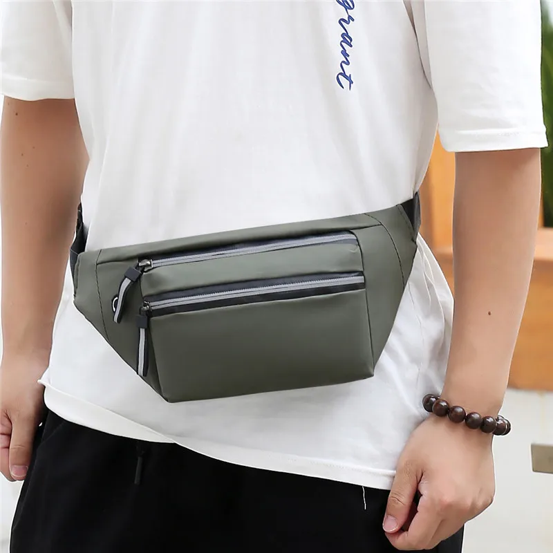 Men Women Waist Bag Fashion Chest Bag Outdoor Travel Sports Bag Pack Hip Waist Packs Wallet Purse Casual Pauch