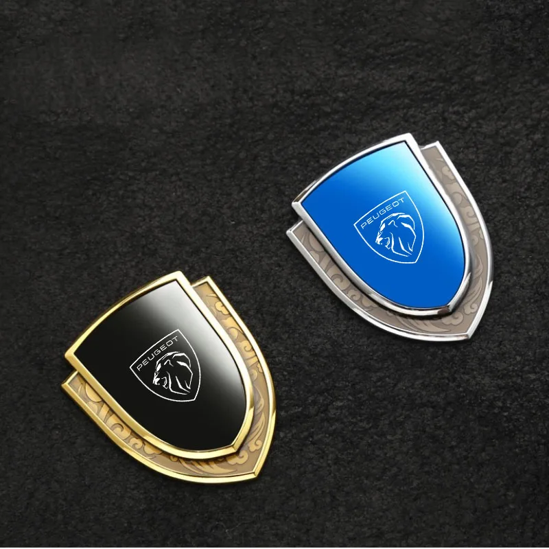 

Car Body Side Logo Sticker Car Styling Shield Emblem Badge Auto Window Sticker for Peugeot 206 308 307 207 208 Car Accessories
